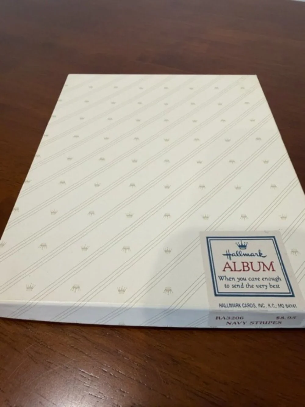 Vintage 1984 Hallmark Travel Journal & Box